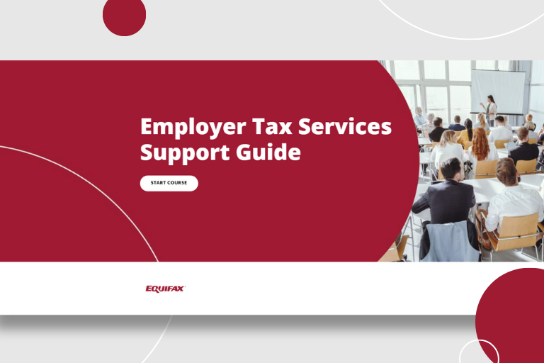 Employer Tax Services Support Guide Image
