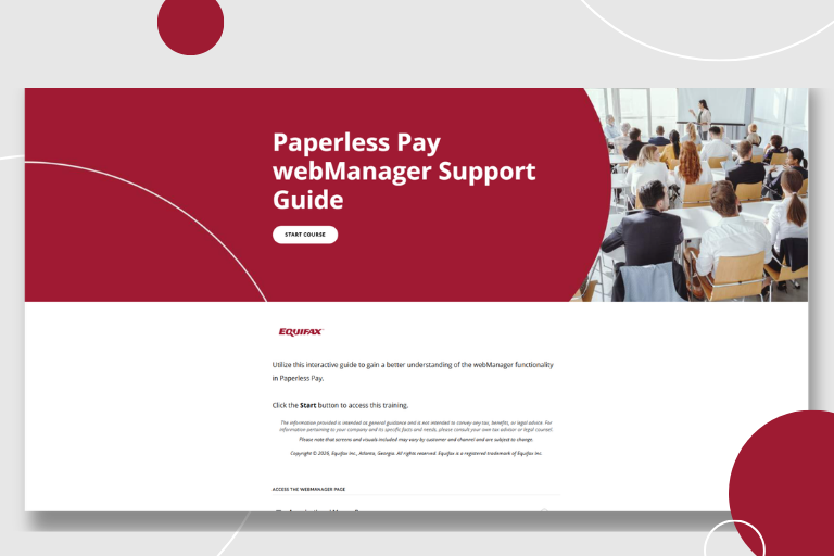 Paperless Pay webManager Guide Image