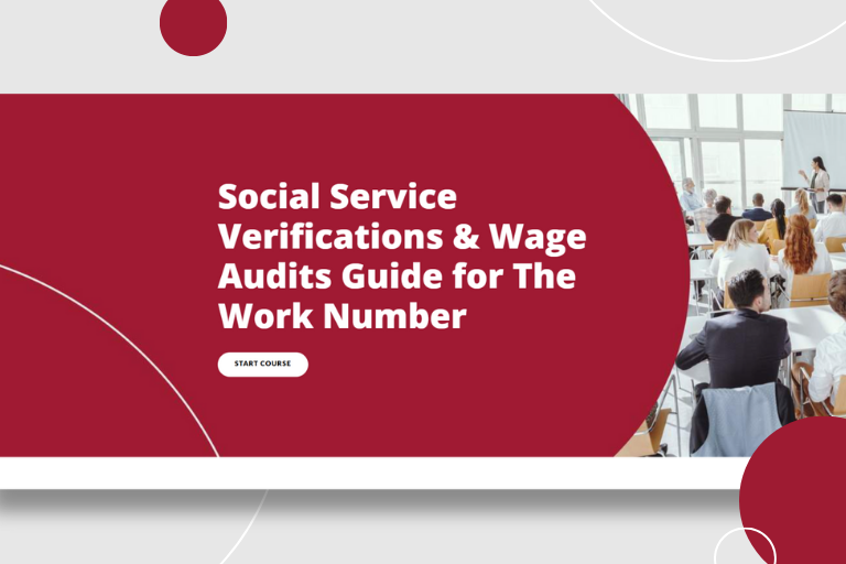 Social Service Verifications and Wage Audits Guide for The Work Number Image