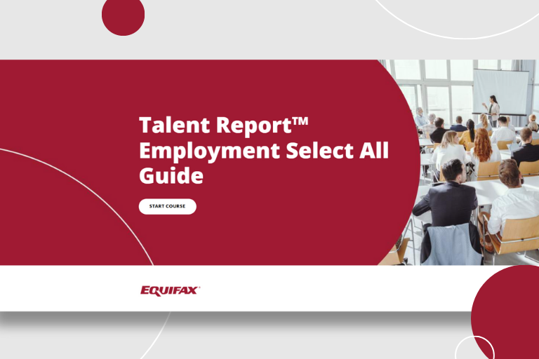Talent Report Employment Select All Guide Image