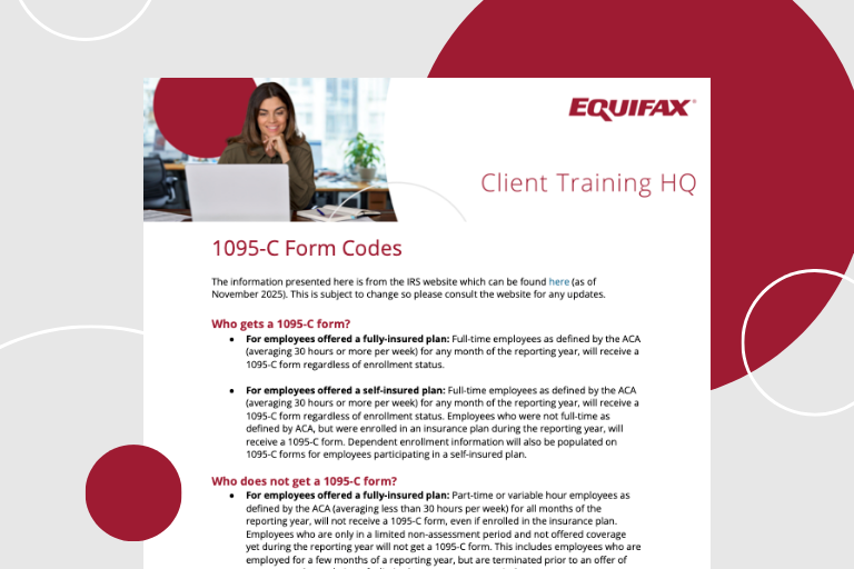 1095-C Form Codes Image