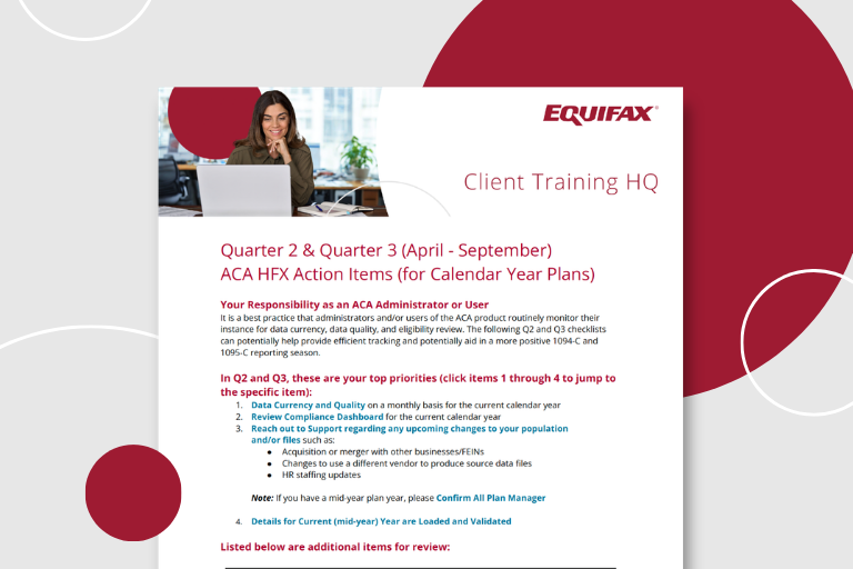 Health e(fx) Q2 & Q3 Action Items Image
