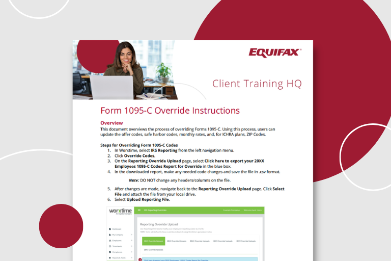 Form 1095-C Code Override Instructions Image