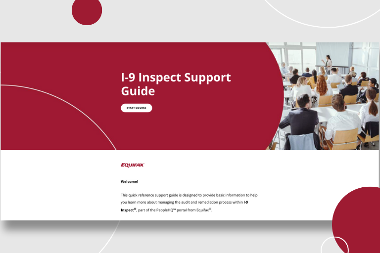 I-9 Inspect™ Support Guide Image