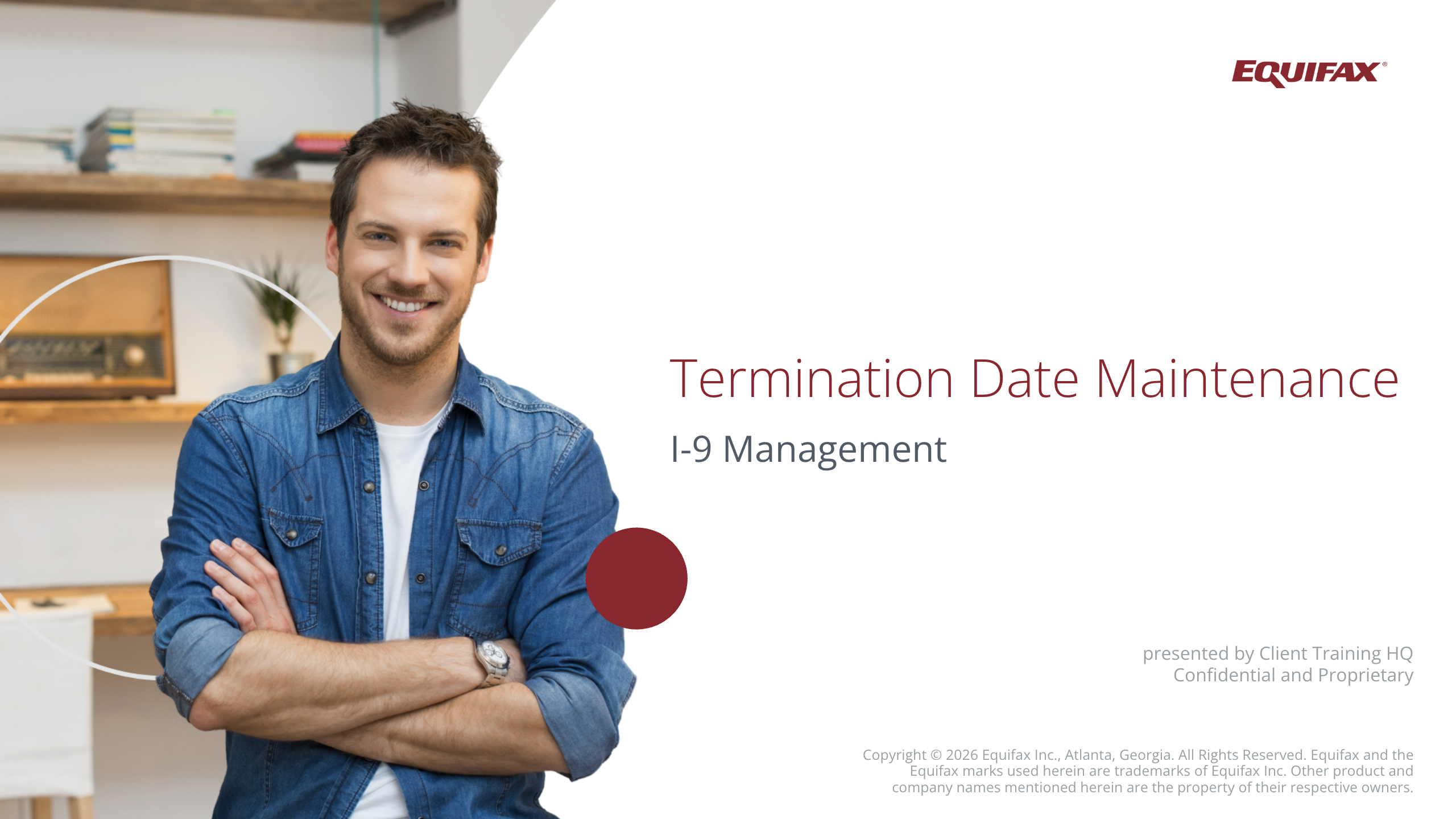Termination Date Maintenance Image