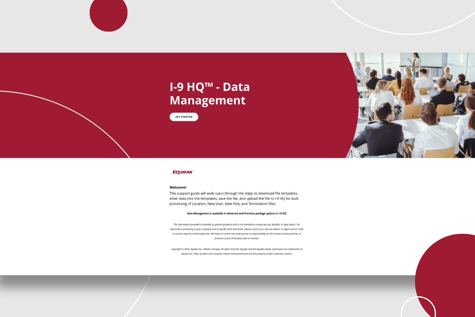 I-9 HQ Data Management Support Guide Image