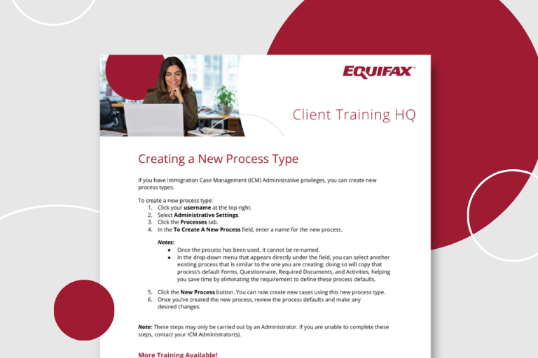 Creating a New Process Type Image