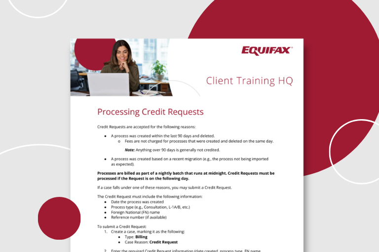 Processing Credit Requests Image