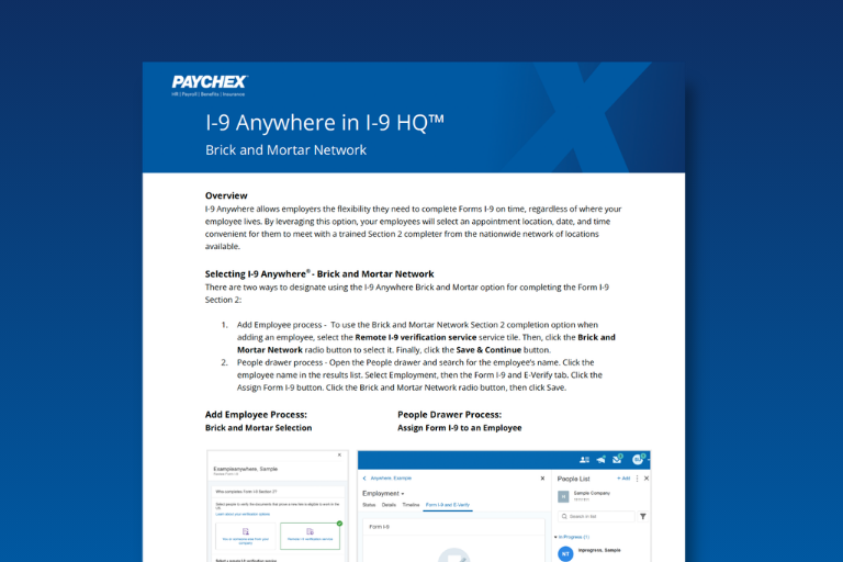 I-9 Anywhere (Brick and Mortar) Image