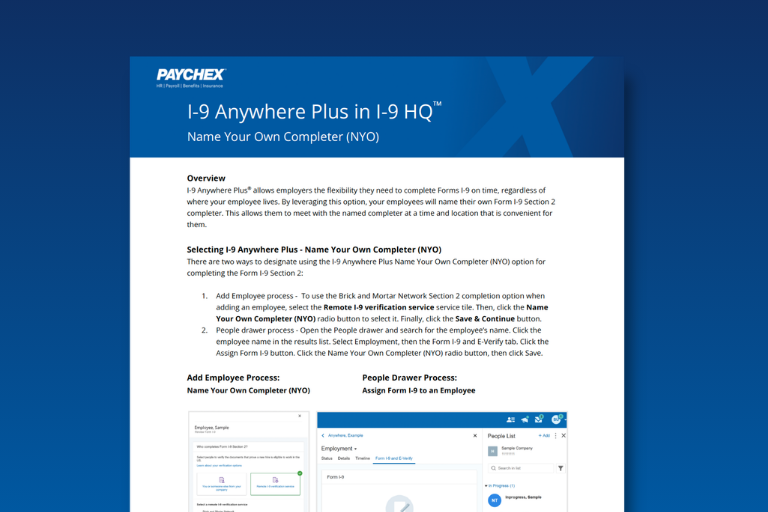 I-9 Anywhere Plus (NYOC) Image