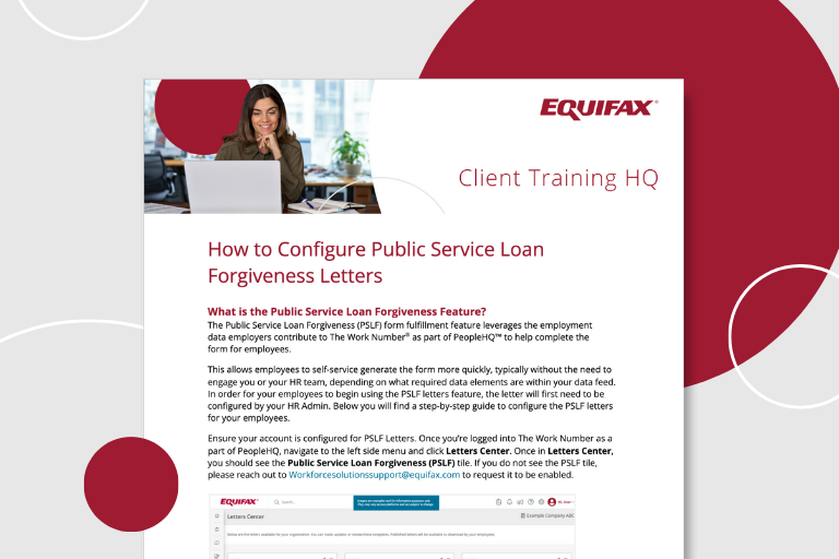 How to Configure Public Service Loan Forgiveness Image