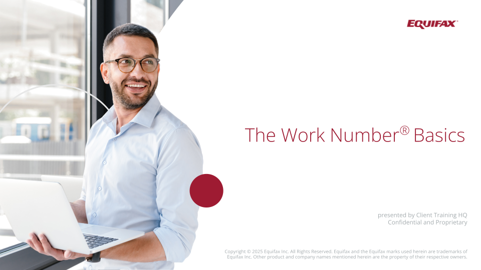 The Work Number Basics Image