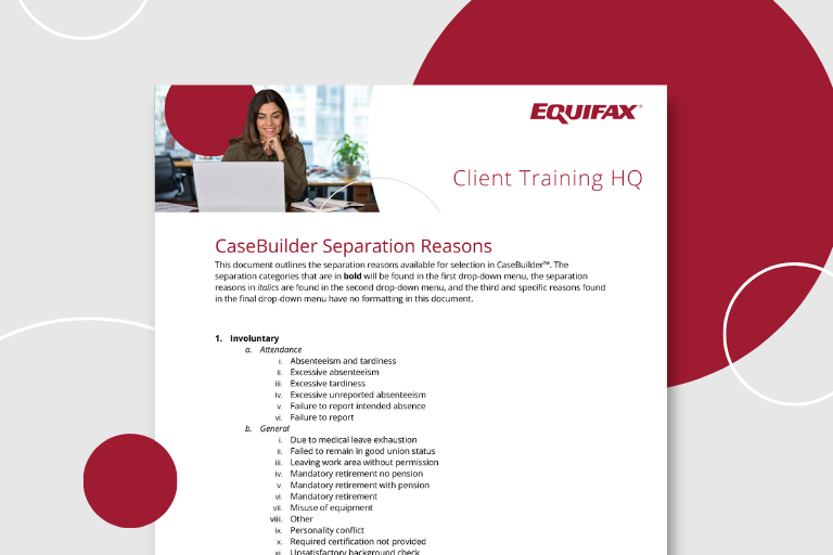 CaseBuilder Separation Reasons Image