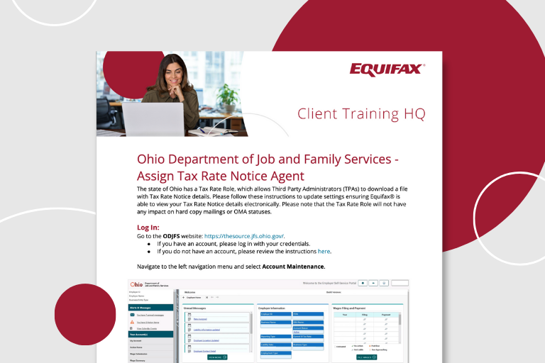 Ohio - Assign Tax Rate Notice Agent Image