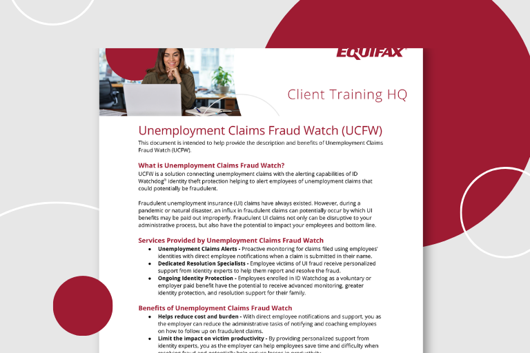 Unemployment Claims Fraud Watch Image