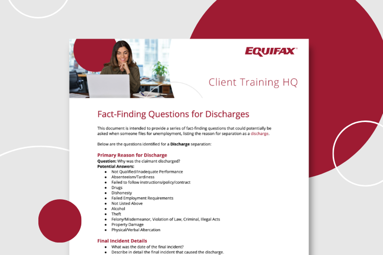 Fact Finding Questions for Discharge Cases Image