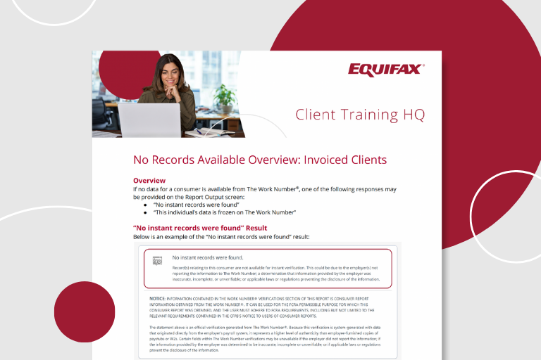 No Records Available Overview: Invoiced Clients Image