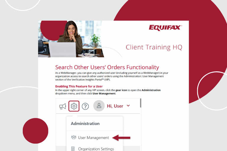 Search Other Users' Orders Functionality Image