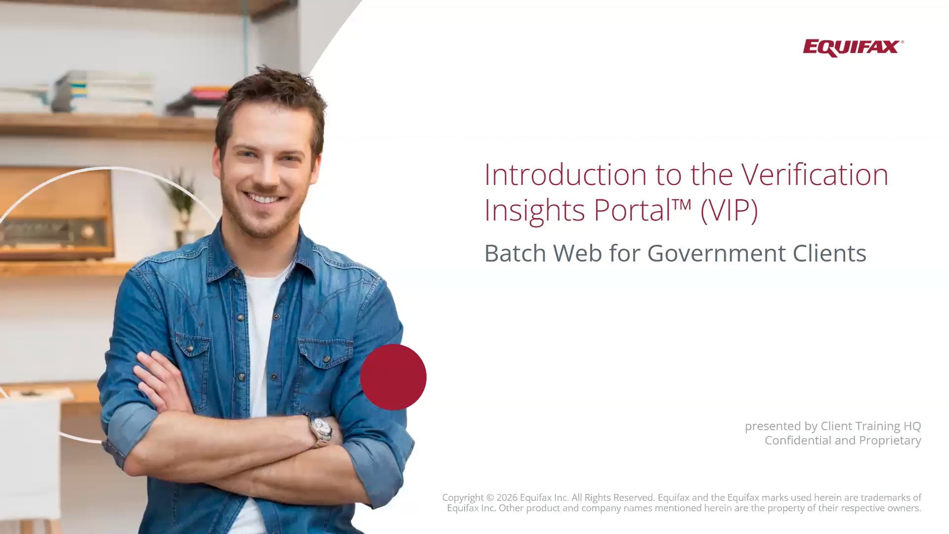 Introduction to the Verification Insights Portal (VIP): Batch Web for Government Clients Image