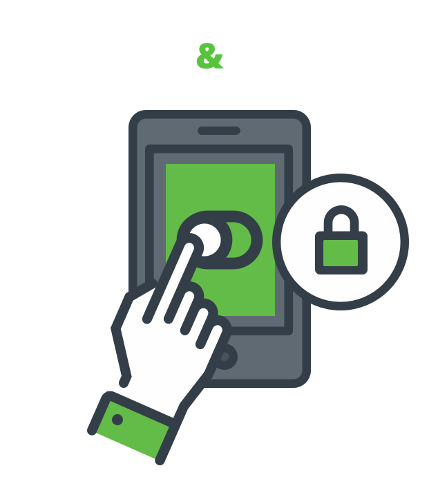 Lock and Alert Logo