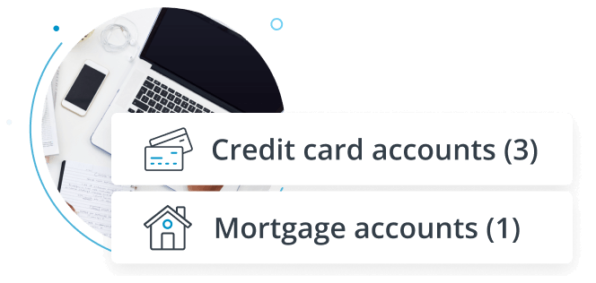 top down view of an open MacbookPro and iPhone