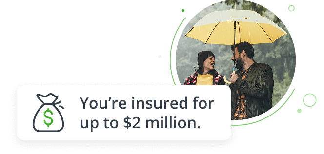 man and woman talking while holding an umbrella