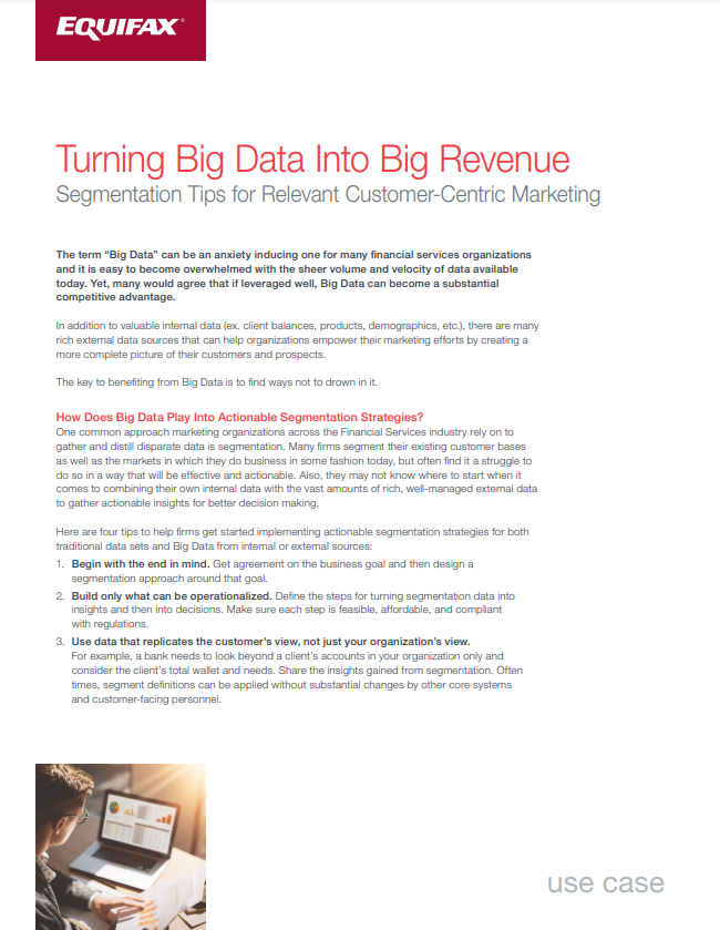 Banks Turn Big Data into Big Revenue