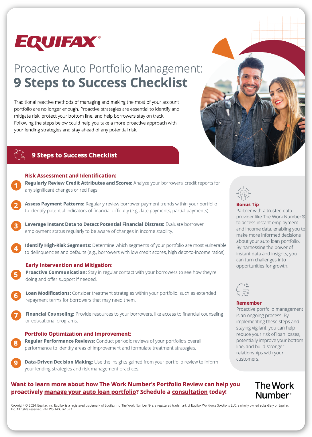 Your 9-Step Checklist for Proactive Auto Loan Portfolio Management Image