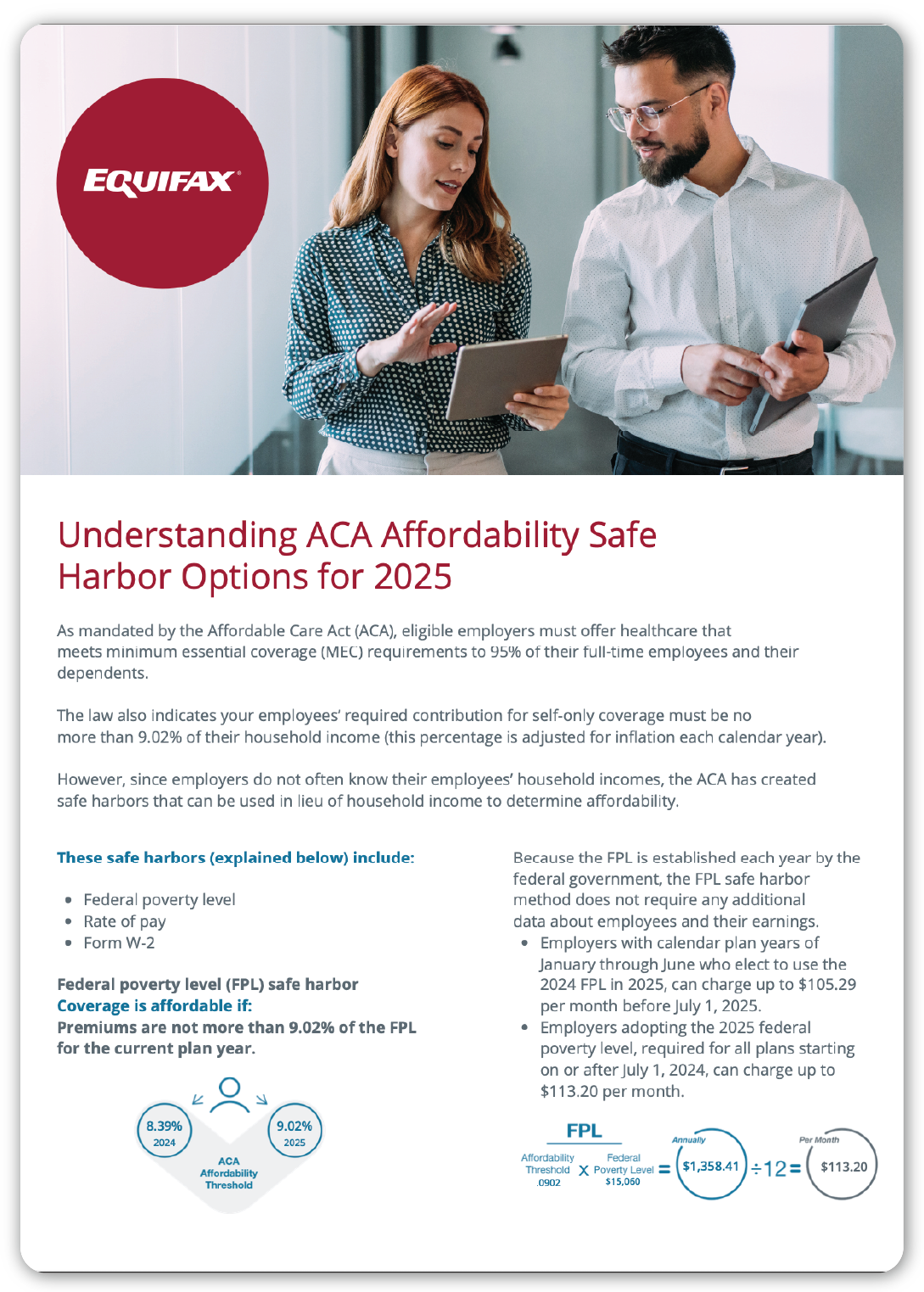 Understanding ACA Affordability Safe Harbor Options for 2025 Image