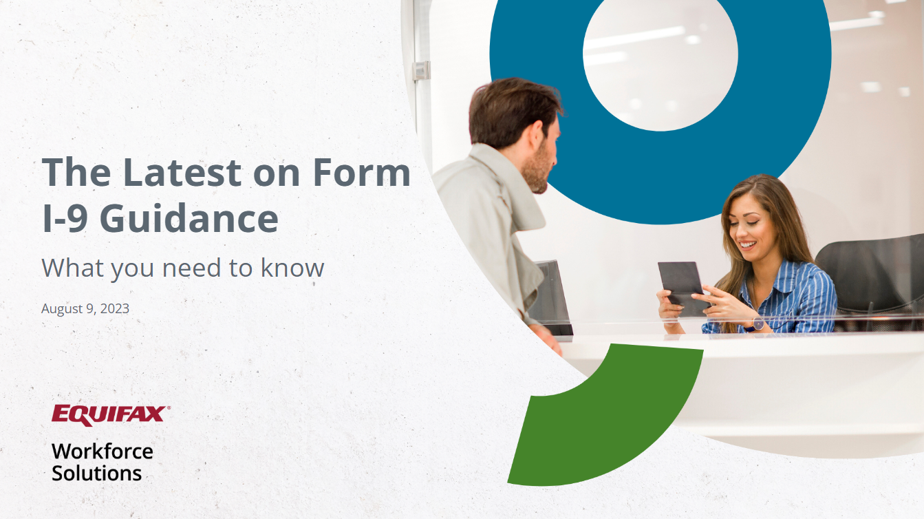 On-Demand Webinar: The Latest on Form I-9 Guidance: What You Need to Know Image